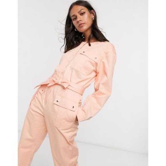 & Other Stories Peach Jumpsuit Size 0 NWOT - Picture 6 of 13